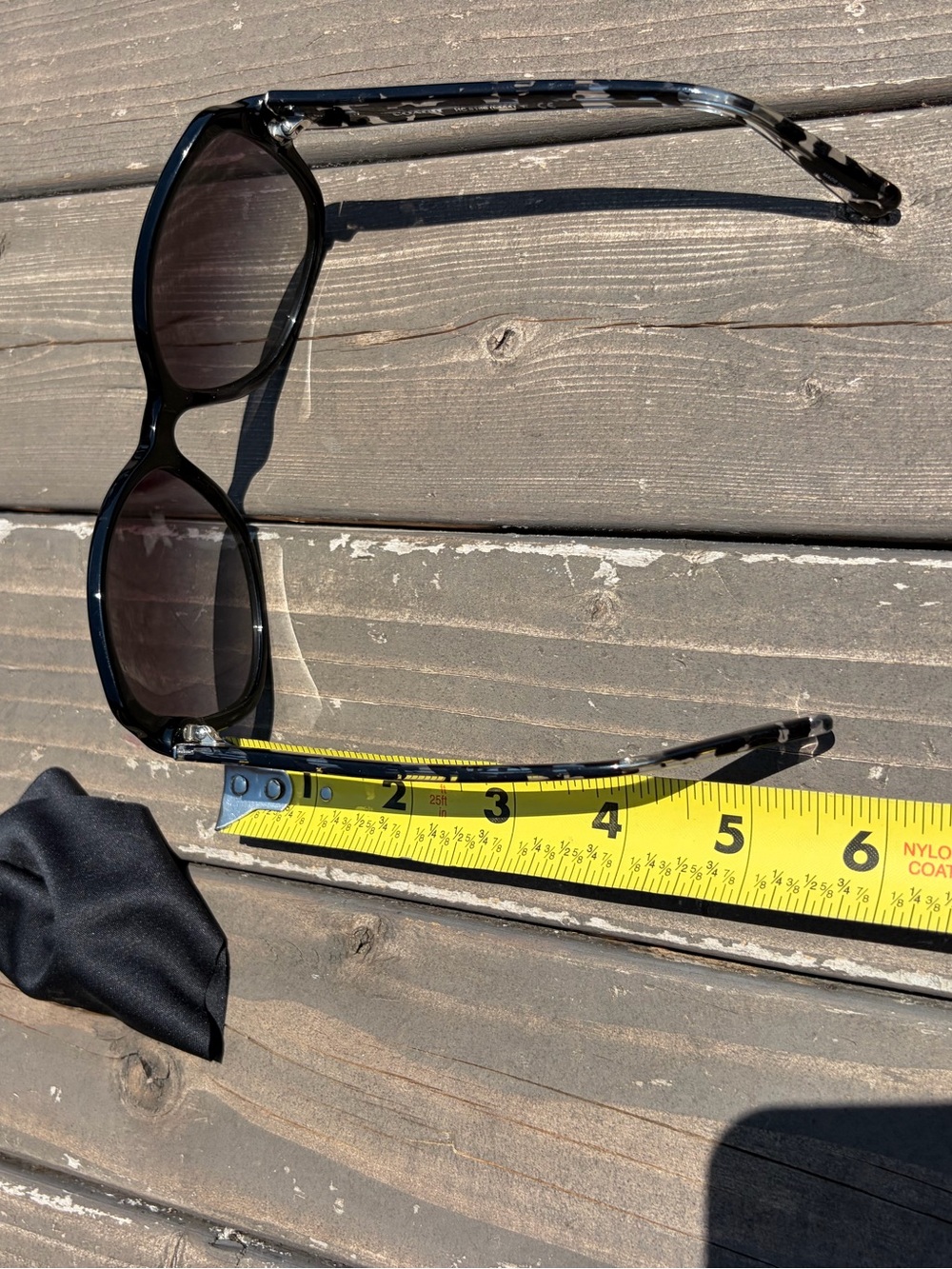 COACH OVERSIZED DESIGNER BLACK CRYSTAL MOSAIC SUNGLASSES 58-18-135 W/case - Picture 16 of 16